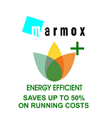 Marmox: energy efficient, saves up to 50% on running costs